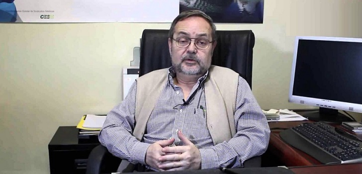 Imagen del secretario general del Sindicato Médico de la Comunidad Valenciana Andrés Vicente Cánovas (Cesm-CV): “En España no existe una profesionalización adecuada en la gerencia sanitaria”
